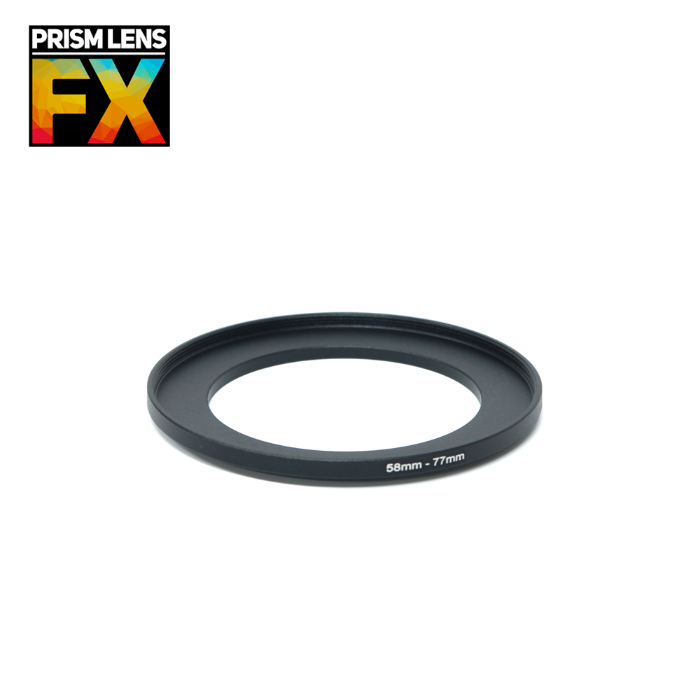 [PRISM LENS FX] Lens Filter Adapter Rings 58mm-77mm (Step-Up)